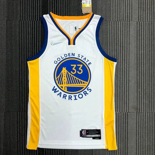 Camisa James Wiseman Branca Masculina – Edição de 75º Aniversário