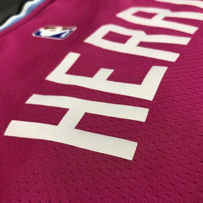 Camisa Tyler Herro Masculina Rosa Versão Jogador – Edição Clássica Retro