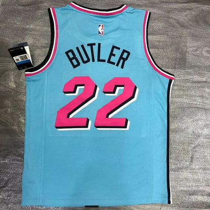 Camisa Jimmy Butler Masculina Azul Versão Jogador – Edição Clássica Retro