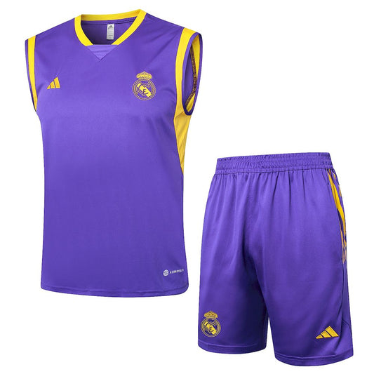 Camiseta regata e short adulto Real Madrid 2023/24 815