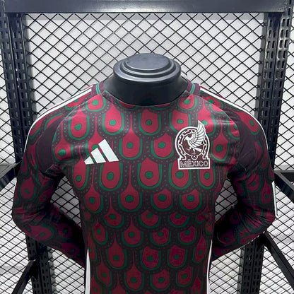 Camisa de manga comprida do México 2024/25 Home – Versão do jogador