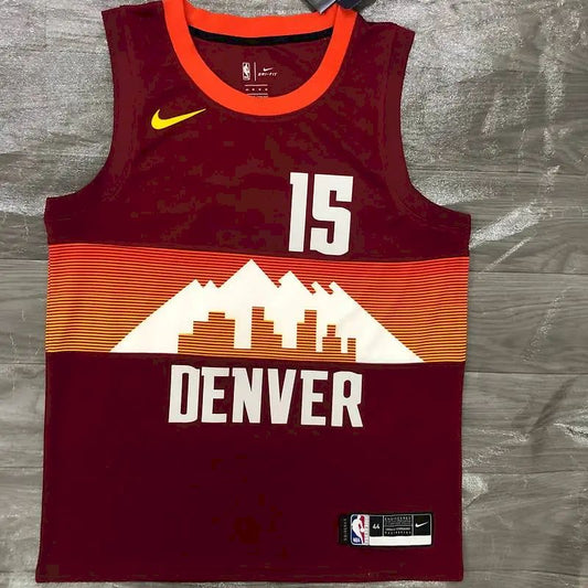 Men’s Nikola Jokic Red 2020-21 Swingman Player Version Jersey – City Edition