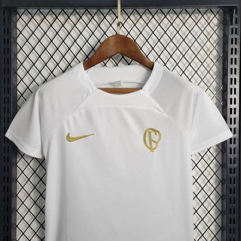 Camisa Infantil Branca do Corinthians 2023/24