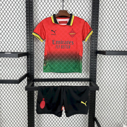 Ac Milan 2025/26 Co Branded Red Edition Kids Kit