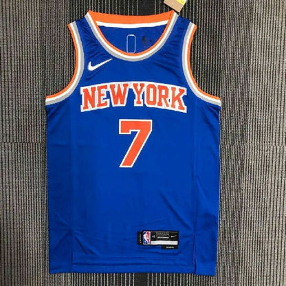 Camisa azul masculina Carmelo Anthony Team – Edição de 75º aniversário
