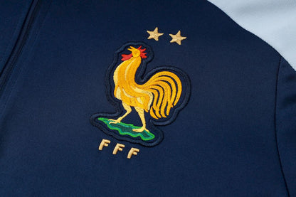 França 2024/25 Suéter adulto com zíper e calça 815