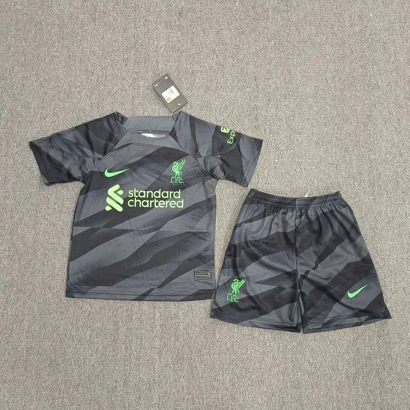Liverpool 2023/24 Goalkeeper Kids Kit