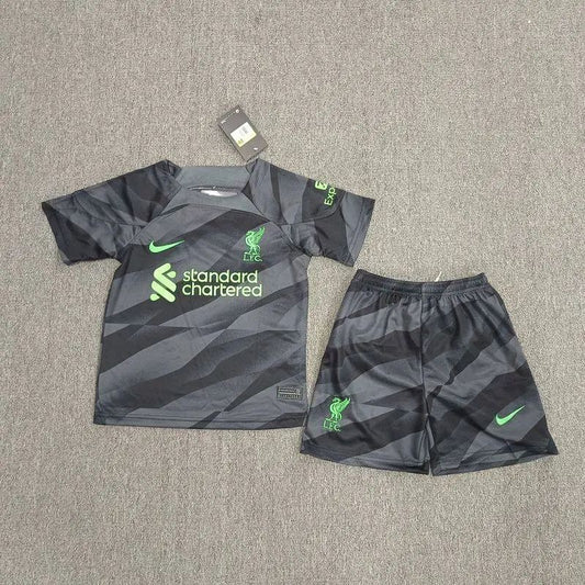 Liverpool 2023/24 Goalkeeper Kids Kit