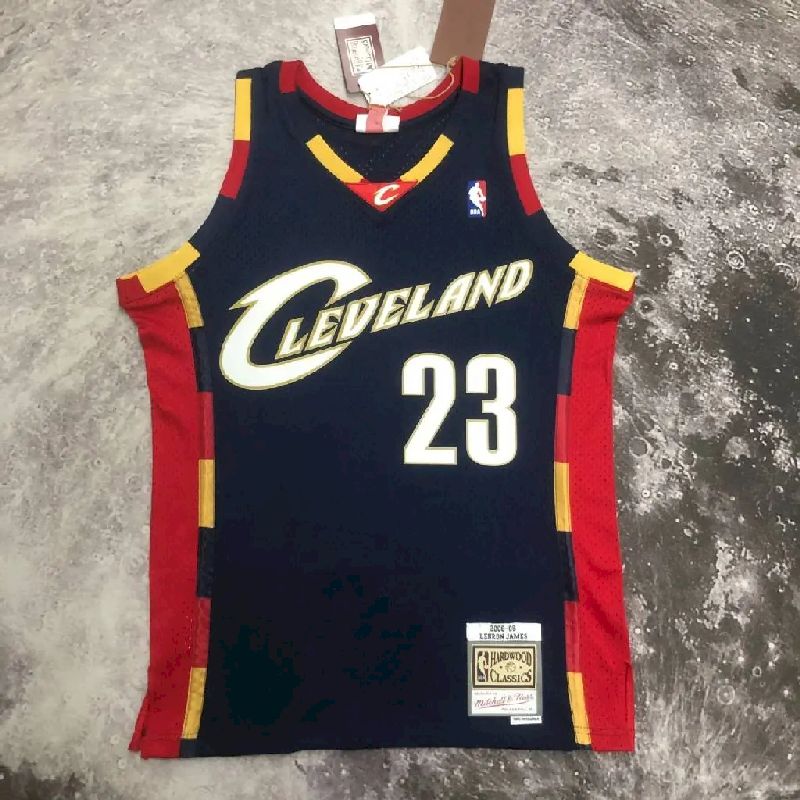 Camisa Masculina M&amp;N 2008/09 LeBron James Azul Retrô