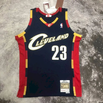 Camisa Masculina M&amp;N 2008/09 LeBron James Azul Retrô
