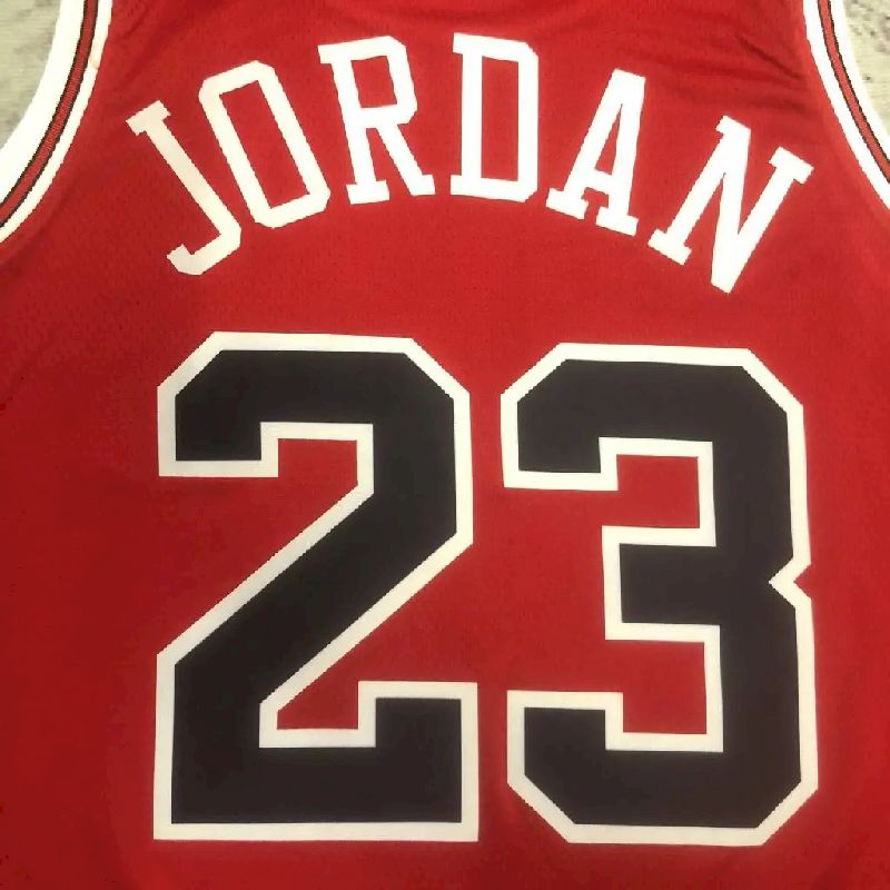 Camisa vermelha masculina do Michael Jordan