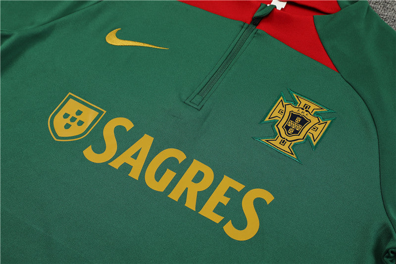 Camisola e Calça Adulto Portugal 2024/25 Meio Fecho 14001