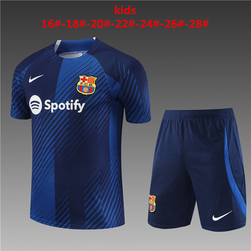 Camisa e short infantil Barcelona 2023/24 14001
