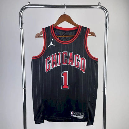 Camisa preta Derrick Rose masculina – Edição Statement