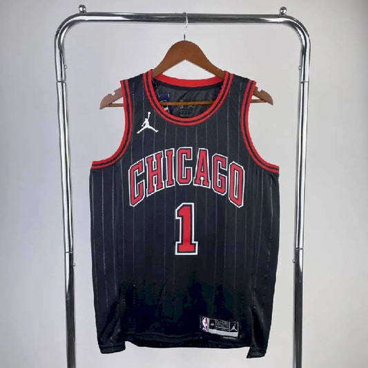 Camisa preta Derrick Rose masculina – Edição Statement