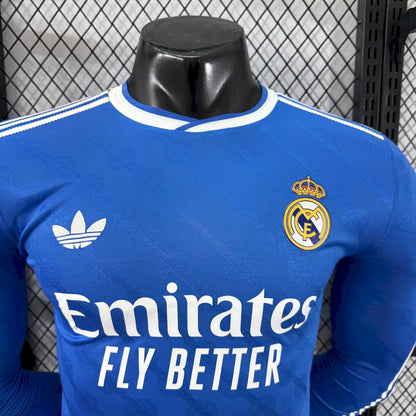 Real Madrid 2025/26 Third Long Sleeves Jersey Player Version