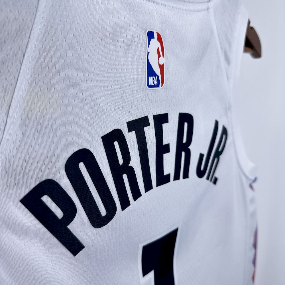 Denver Nuggets 2024/25 City Edition Cor Branca PORTER JR.#1