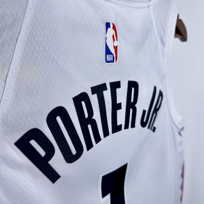 Denver Nuggets 2024/25 City Edition Cor Branca PORTER JR.#1