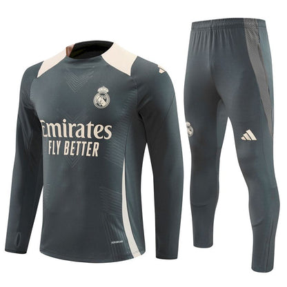 Suéter e calça adulto com zíper médio Real Madrid 2024/25 14001