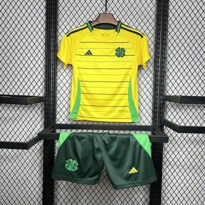 Kit reserva infantil do Celtic 2024/25