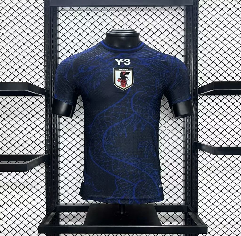 Men's Japan 2024/25 Y3 Blue Dragon Jersey Player Version