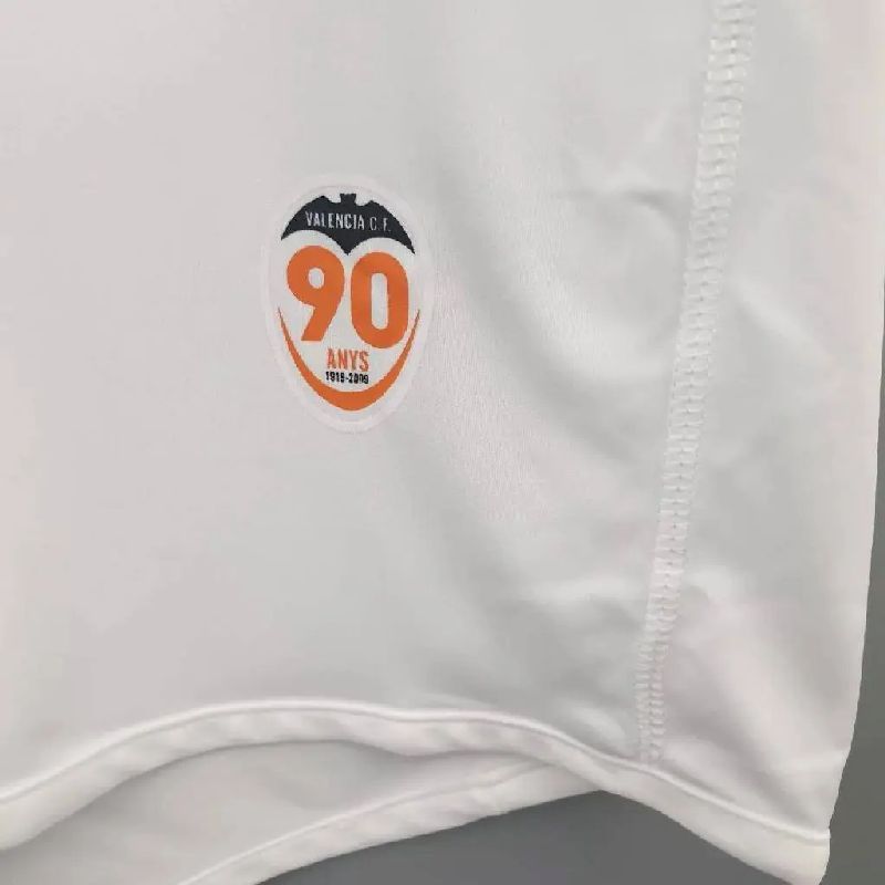 Camisa retrô do Valencia CF 2009/10, comemorativa dos 90 anos da equipe titular