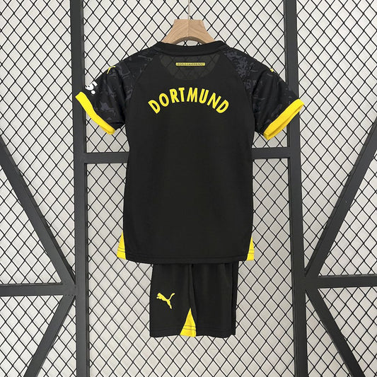 Borussia Dortmund 2023/24 Away Kids Kit