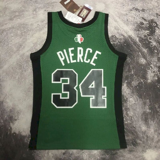 Camisa M&amp;N Paul Pierce Verde Retro Masculina