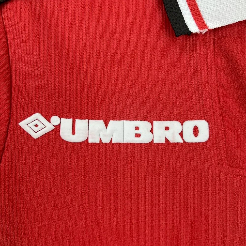 Camisa retrô de mangas compridas do Manchester United 1998/99