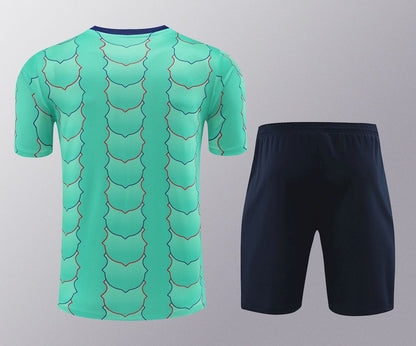 Camisa de treino adulto Barcelona 2023/24 + short 418
