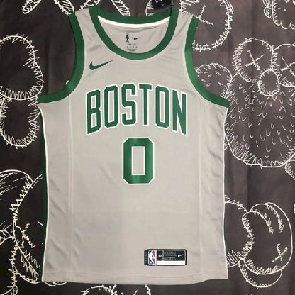 Camisa cinza masculina Jayson Tatum Team