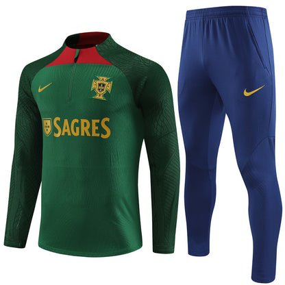Camisola e Calça Adulto Portugal 2024/25 Meio Fecho 14001