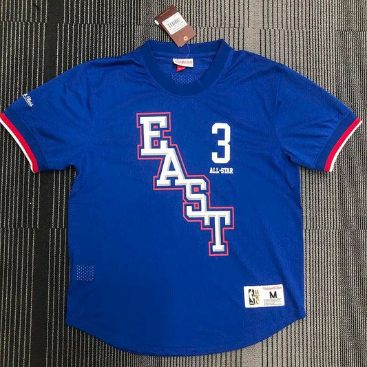 Allen Iverson Men’s Blue Player Jersey – Throwback Edition