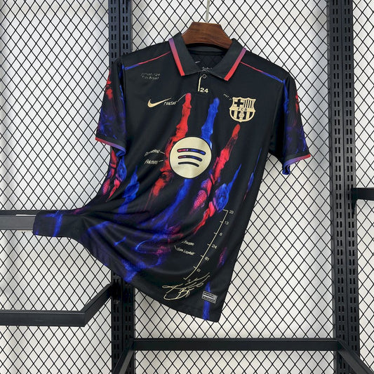 Camisa colorida edição especial do Barcelona 2025/26
