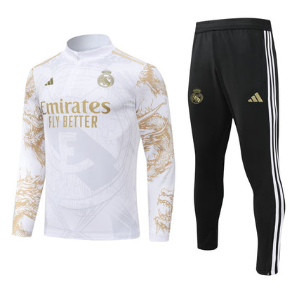 Suéter e calça adulto com zíper médio Real Madrid 2024/25 902