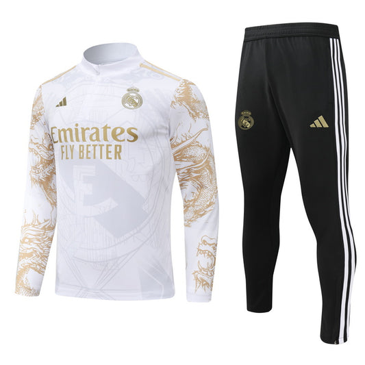 Suéter e calça adulto com zíper médio Real Madrid 2024/25 902