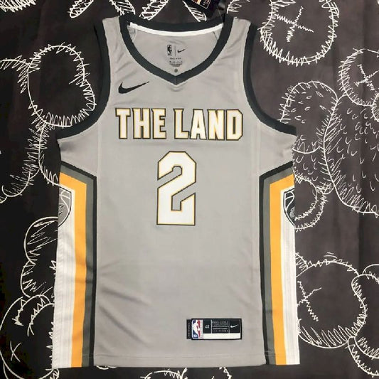 Men’s Kyrie Irving Gray Team Jersey