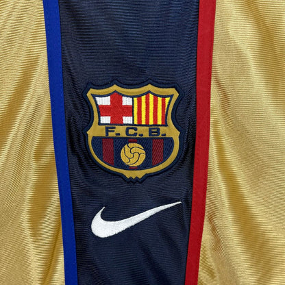 Camisa retrô alternativa do Barcelona 2001/02