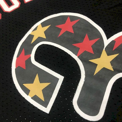Camisa preta masculina Allen Iverson Player – Edição retrô
