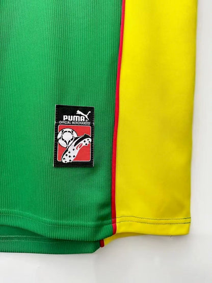 Camisa retrô Camarões 1998 Home