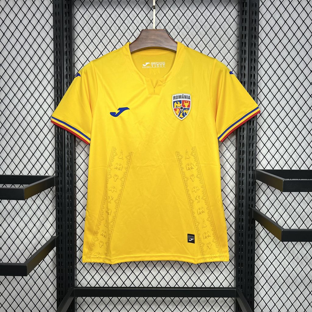 Men's Romania 2024/25 Home Jersey