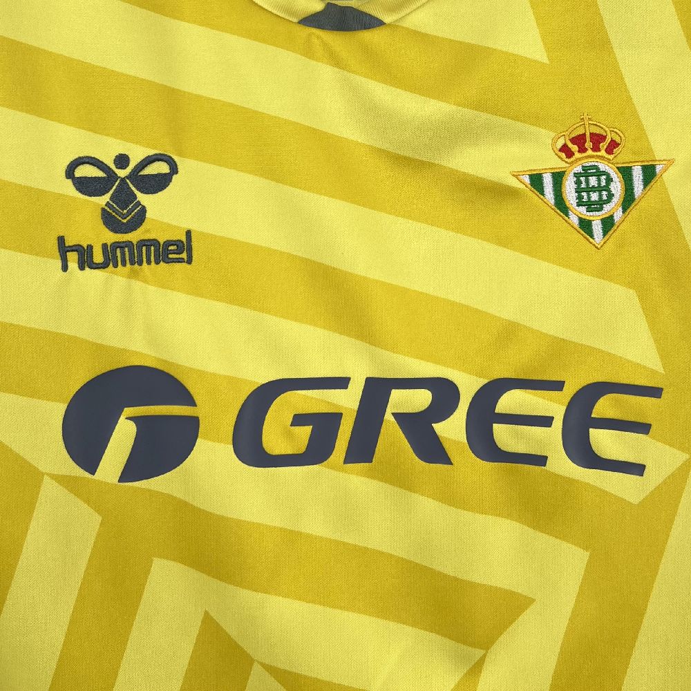 Real Betis 2025/26 Yellow Goalkeeper Jersey