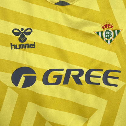 Real Betis 2025/26 Yellow Goalkeeper Jersey