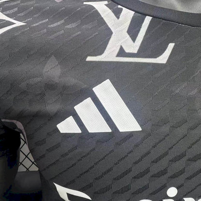 Real Madrid 2025/26 Black Louis Vuitton Jersey Player Version