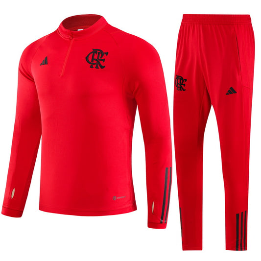 Blusa + Calça Flamengo 2023/24 Meio Zíper Adulto 902