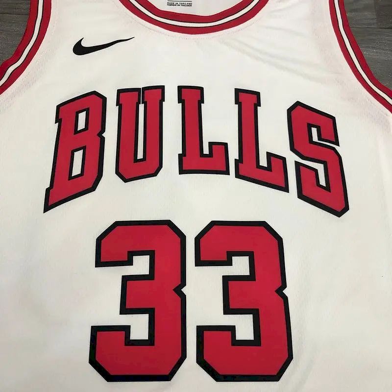 Camisa Scottie Pippen Masculina Branca Versão Jogador – Edição Clássica