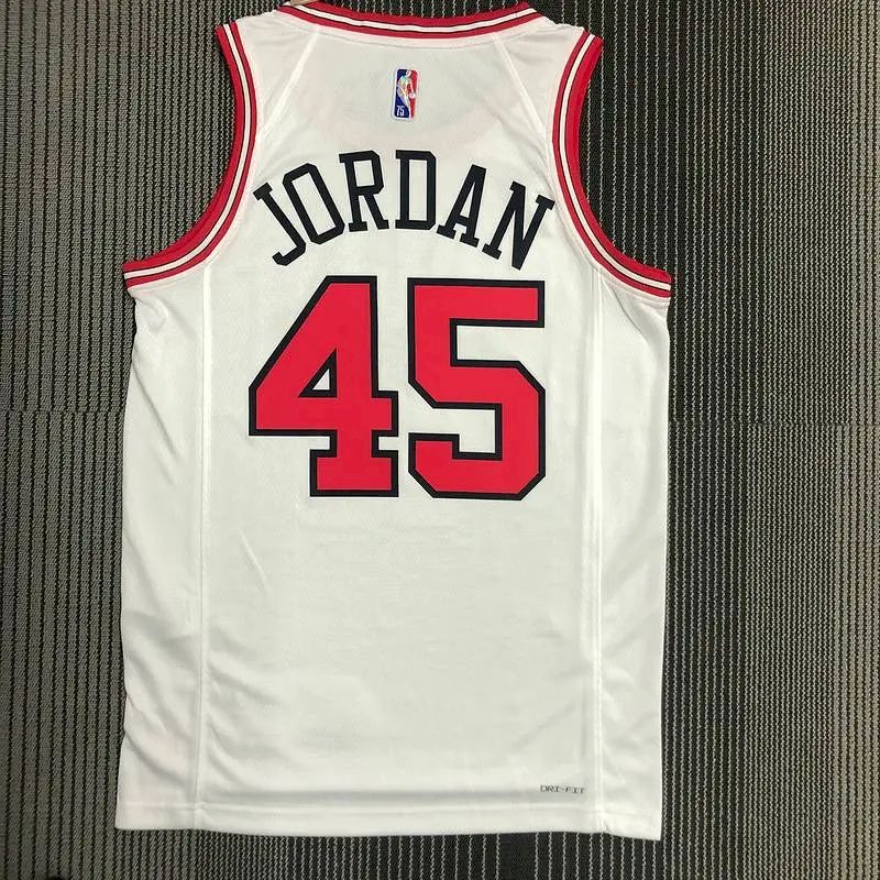 Men’s Michael Jordan White Team Jersey – 75th Anniversary Edition