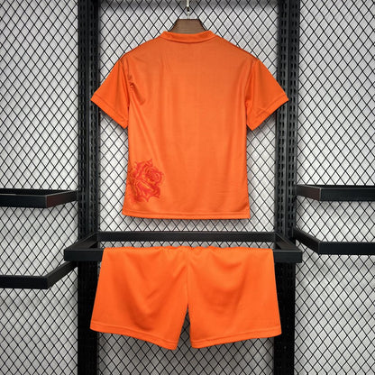 Real Madrid 2024/25 Y 3 Rose Edição Especial Kit Infantil 3