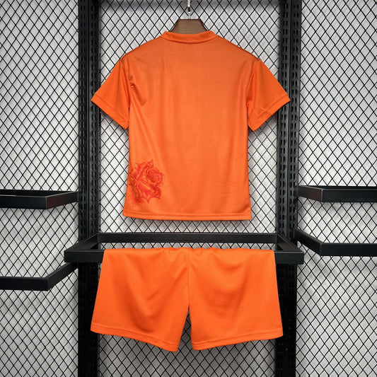 Real Madrid 2024/25 Y 3 Rose Edição Especial Kit Infantil 3