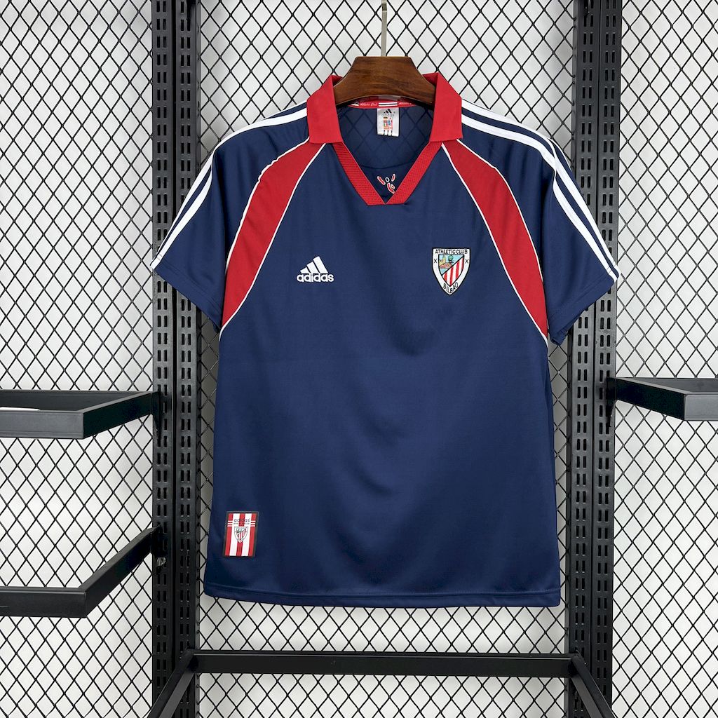 Camisa reserva retrô do Athletic Bilbao 1999/00